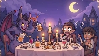 The Doomed Dinner Party and the Love Demon — Moonlight Peaks