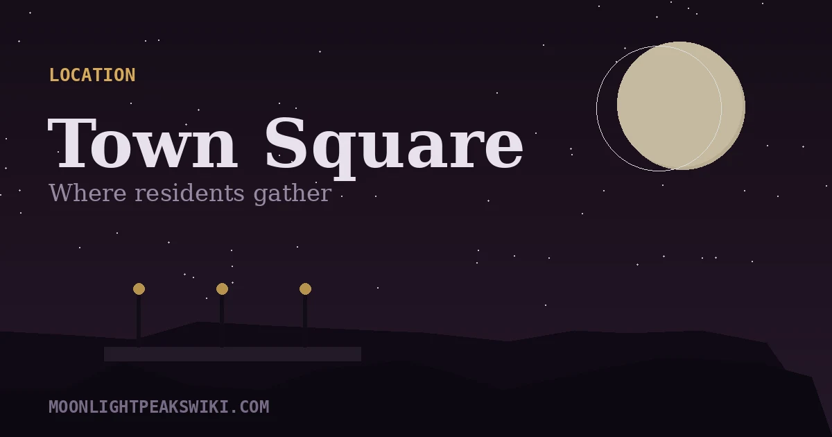 Town Square — Moonlight Peaks
